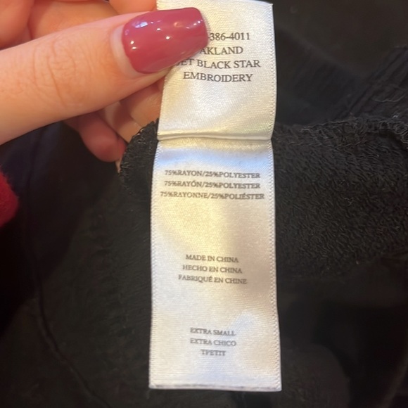 Rails Women’s Jet Black Star Matching Set Size XS - Picture 11 of 11